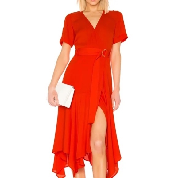 A.L.C. Dresses & Skirts - A.L.C Claire Midi Dress Red 45283